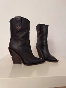 Fendi Boots Westernboots, Gr. 38,5 schwarz - Bild 1 von 10