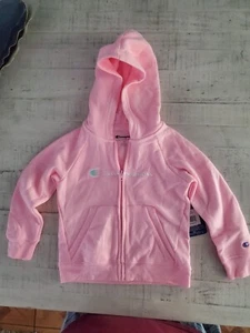CHAMPION GIRLS PINK Candy PULL OVER HOODIE SIZE 4 - Picture 1 of 7