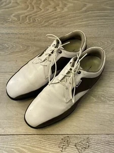 Nike Tour Premium Mens US Size 10.5 Golf Shoes White/Brown 379220-171 - Picture 1 of 7