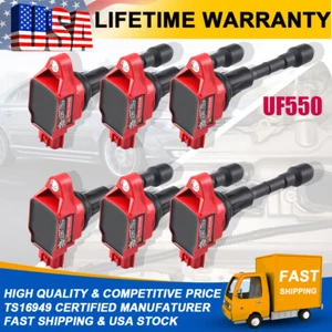 6Pack Ignition Coil for Nissan Maxima Altima Murano Infiniti QX60 3.5L V6 UF550 - Picture 1 of 12