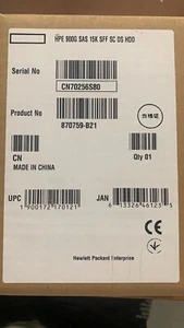 For HP 870759-B21 870795-001 Internal 900GB SAS 12G 15K SFF Hard Drive US - Picture 1 of 6
