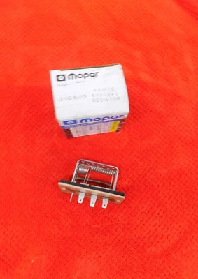 NOS MOPAR Soplador Motor Resistencia Frontal Ram Van Dodge B3500 B2500 B1500 Foto 1 de 2