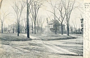 Postcard Antique View of City Hall Park, Berth Amboy, NJ. L6 - Picture 1 of 2