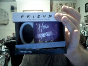 FRIENDS TV SERIES  MUG AND BOX BIRTHDAY CHRISTMAS  DRINKS TEA COFFEE - Picture 1 of 2