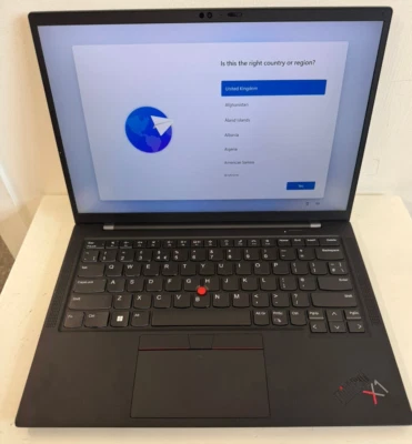 Lenovo ThinkPad X1 Carbon Gen 9 14" i7 11th Gen 16GB 256GB See description - Image 1 of 4