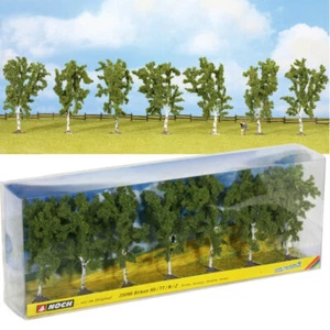Birken 7 Stück 10 cm Spur H0 TT N Z Modellbau Baum Laubbaum Birke - Noch 25096 - Bild 1 von 1