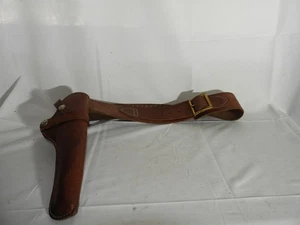Hunter Leather Gun Belt & Holster Set 158-Med Belt & 1100 26 Holster Western - Picture 1 of 8