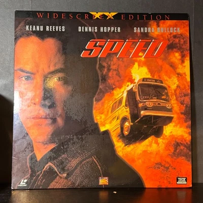Speed Laserdisc Widescreen NTSC Keanu Reeves Dennis Hopper Sandra Bullock THX - Image 1 of 4