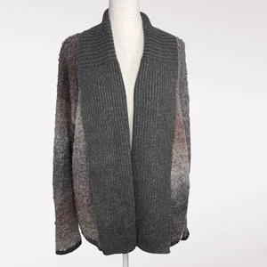 Woolrich Open Front Cardigan Pullover weich strukturiert Wollmischung Strick Gr. Medium - Bild 1 von 10