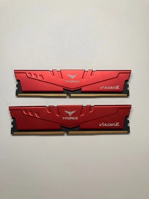 T-Force Vulcan Z 16GB (2x8GB) DDR4 3000MHz RAM (TLZRD48G3000HC16CBK) - Image 1 of 3