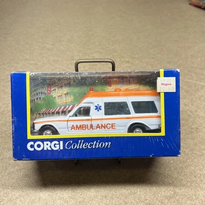 MERCEDES AMBULANCE - OPENING DOORS - CORGI COLLECTION 1994 BOXED New 93184 - Image 1 of 4