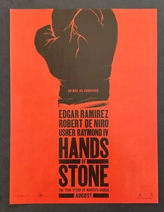 2016 Usher Raymond IV Robert De Niro "Hands of Stone" Movie Release print ad - Picture 1 of 1