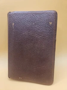 Tyndale The Living Bible Paraphrased Saddle Brown Cowhide Leather 1971 Fair  - Bild 1 von 8