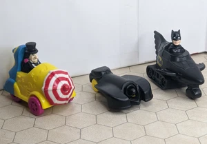 Batman 3 Vehicle Lot - DC Comics 1991 - The Penguin / Batmobile / Bat Ski-Boat - Picture 1 of 12