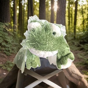 GANZ Frog Webkinz Green Plush Stuffed Animal 8" Toy HM001 No Code Soft Cuddly - Picture 1 of 9
