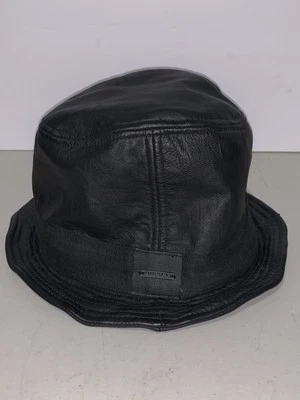 Diesel Lamb Leather Bucket Hat Black  - Image 1 of 4