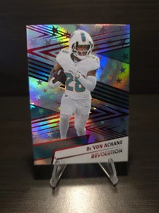 2025 Revolution Football De'Von Achane RED ASTRO Miami Dolphins #37 - Picture 1 of 2