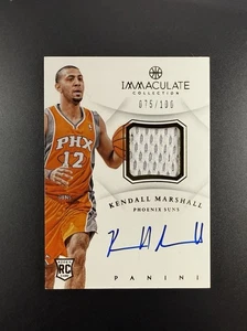 2012-13 Panini Immaculate /100 Kendall Marshall #AP-KM RPA Rookie Patch Auto RC - Foto 1 di 2