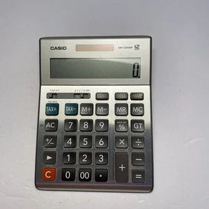 Casio Dm1200bm Calcolatrice da Scrivania, LCD a 12 Cifre, Argento DM-1200BM Casio, Inc. - Foto 1 di 7