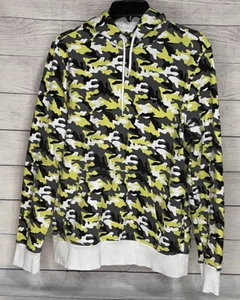 Michael Kors Men's Size Medium Pullover Hoodie Long Sleeve Camo Multicolor - Picture 1 of 9