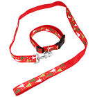 Pet Bandana Puppy Xmas Collar for Small Dogs Walking Leash Cat