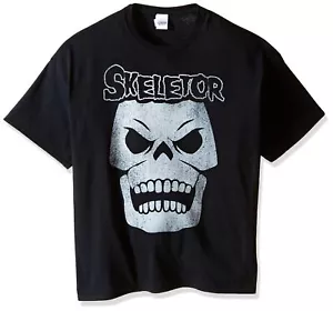 Masters of The Universe Adult New T-Shirt - White Skeletor Face Under Name - Picture 1 of 1