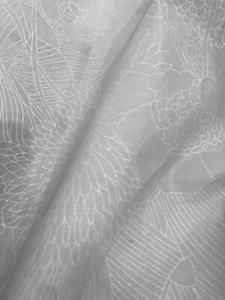 Cotton Organdy Flower Design 108cm Wide - Picture 1 of 3