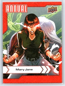 2022-23 Upper Deck Marvel Annual #57 Mary Jane Variant - Picture 1 of 2