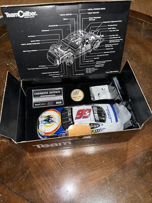 Bajo Team Caliber 99 Jeff Burton Citgo Masters 2002 clásico escala 1:24 firmado Foto 1 de 4