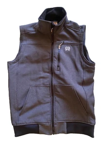 Cinch Bonded Conceal Carry Vest Gray Size Small Embroidered Wind Water Repel - Picture 1 of 4