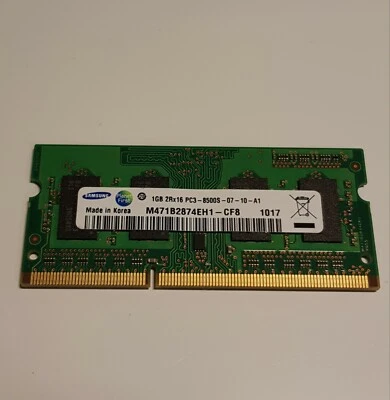 Dell Latitude E4300 1GB Ram Memory Sticks Samsung PC3 8500   - Image 1 of 4