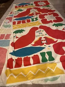 LOTE 5 almohadas de colección de paneles de tela Dexter el dinosaurio 175"x44" Joan Kessler Nuevo de Lote Antiguo Usado en Excelente Condición - Imagen 1 de 12
