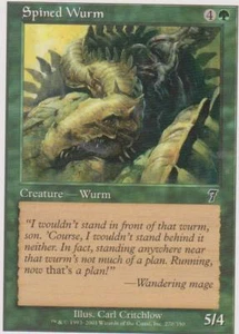Magic MTG Tradingcard Seventh Edition 2001 Spined Wurm 270/350 - Imagen 1 de 1