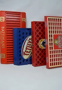Lot of 4 Drinks Tray Vintage Hunter Bitter Diamond Bitter Batemans Tetley's - Picture 1 of 2