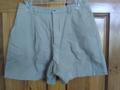 Bermuda bege casual feminina Crazy Horse tamanho 12 excelente estado usado - Imagem 1 de 3