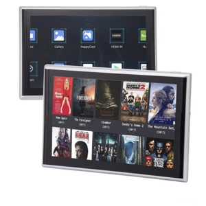 2X 9"Android Car Headrest Monitor Touch Screen WIFI Bluetooth USB HDMI 1080P FM - Picture 1 of 8