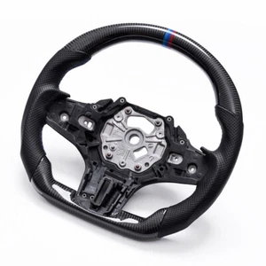 Carbon Fiber Leather Steering Wheel For BMW F44 G20 G22 G30 F90 M5 F91 G01 G06  - Picture 1 of 11