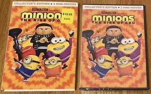 Minions The Rise Of Gru Collector's Edition DVD + Slipcover NEW - Imagen 1 de 2