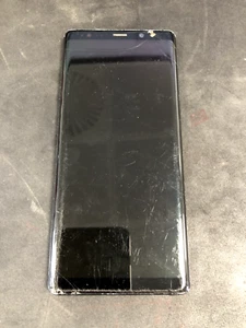Samsung Galaxy Note 8 - 32GB Black - Will Not Turn On - LCD & Rear Glass Cracked - Picture 1 of 8
