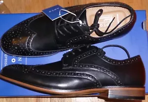 SCARPE ELEGANTI APT 9 "APBREWSTERBLACK" DA UOMO NERE DEFIND COMFORT MEMORY FOAM LISTA $70 - Foto 1 di 6