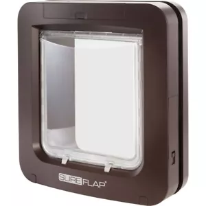SureFlap Microchip Electronic Pet Door / Dog or Cat Flap in Brown SUR101BR - Picture 1 of 4