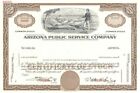 Arizona Public Service Co. - Grand Canyon & Indian Vignette - Specimen Stock Cer