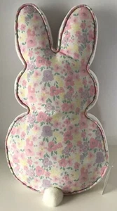 Ostern Frühling Hase Kaninchen Überwurf Kissen Blumendruck Ferienhaus Party 16" NEU - Bild 1 von 4
