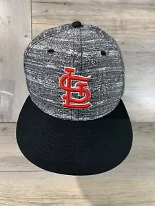 NIKE Dri-Fit ADJUSTABLE Snapback BASEBALL HAT HEATHER GRAY St. Louis Cardinals - Picture 1 of 6