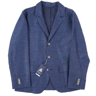 Finamore Napoli Deconstructed Linen-Cashmere-Cotton Sport Coat Relaxed 42S Short - Image 1 of 4