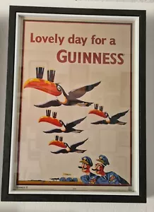 Guinness Poster Kunst gerahmt A4 Repro - Bild 1 von 1