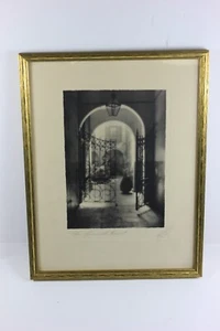 Eugene Delcroix (1891-1967) THE SPANISH COURT Gallery Seal & Artist Signed - Bild 1 von 5