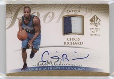 2007-08 SP Authentic Authentics /399 Chris Richard #151 RPA Rookie Patch Auto RC
