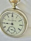 Hampden Antique Mens Pocket Watch Stag Inlay As Is Circa 1900 Champion