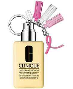 Clinique Dramatically Different Moisturizing Lotion 6.7 oz Breast Cancer Keyring